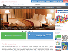 Tablet Screenshot of cestovniinformator.cz